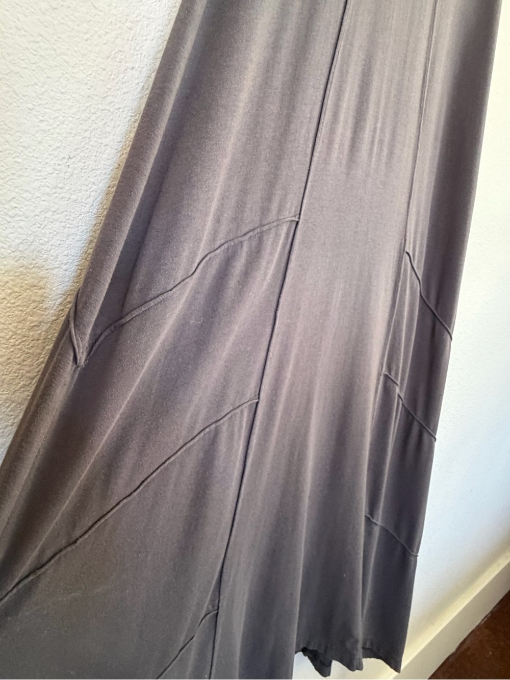 Mod-O-Doc Maxi Dress Asymmetrical Seamed Trapeze XS - Picture 6 of 10